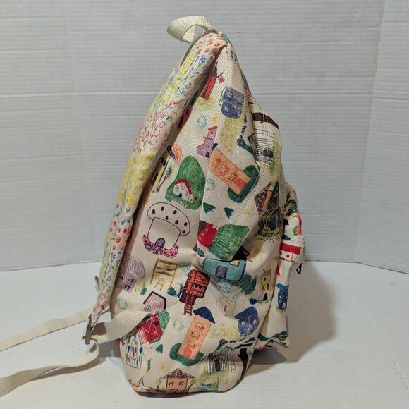 Vans x Collina Strada Doodle Print Backpack Antique White Rare Collab - Picture 4 of 12